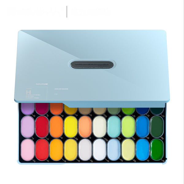 HIMI MIYA Gouache Paint Set 43 Colors (37*80ml/Pc and 6*40ml/Pc